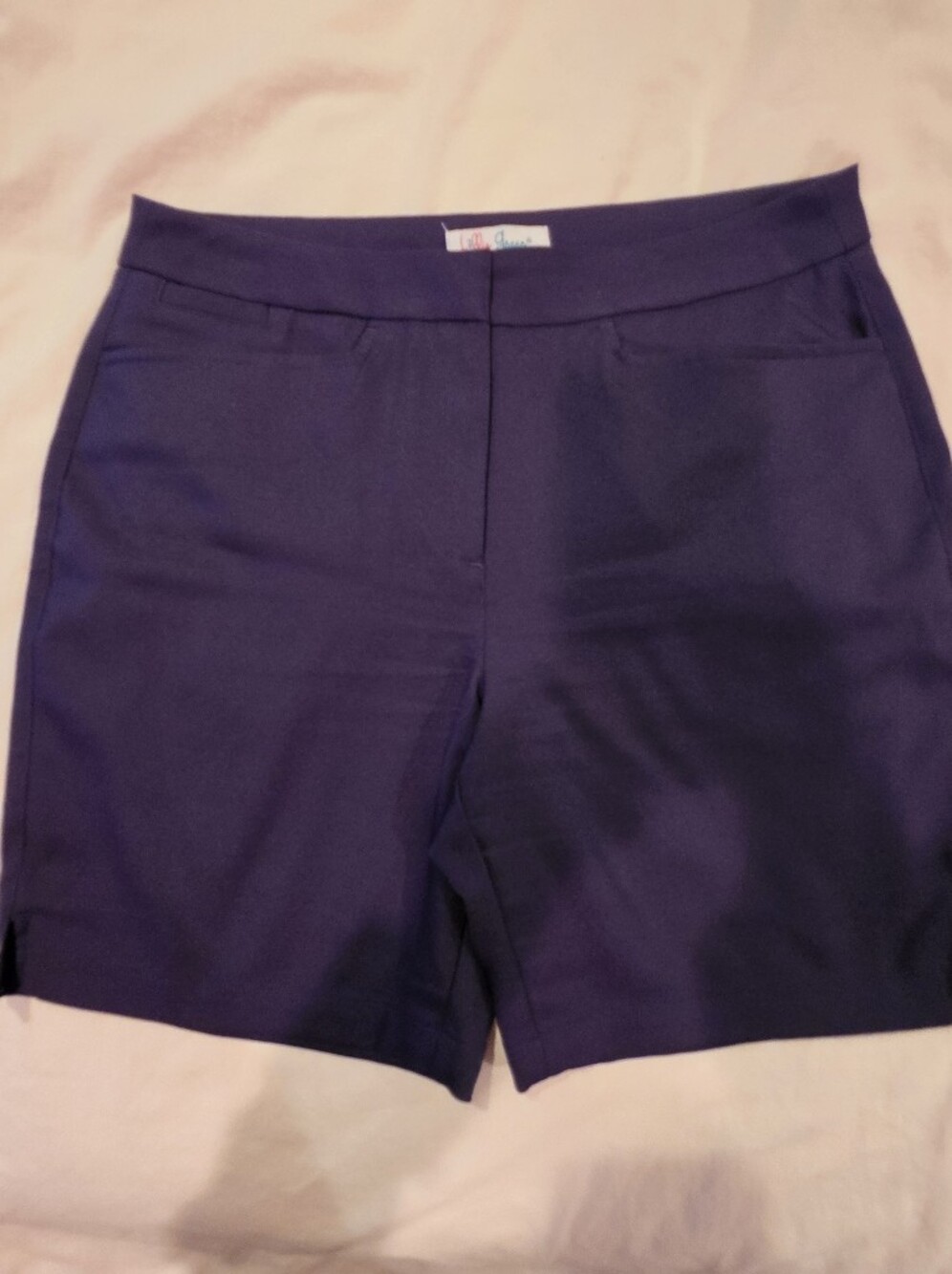 Tailored Women's Bermuda Shorts in Deep Purple